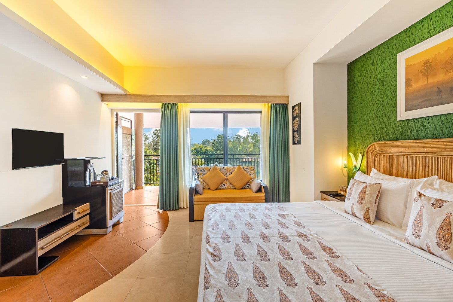 Premier Room with Balcony at Sterling Kanha - Photo 1