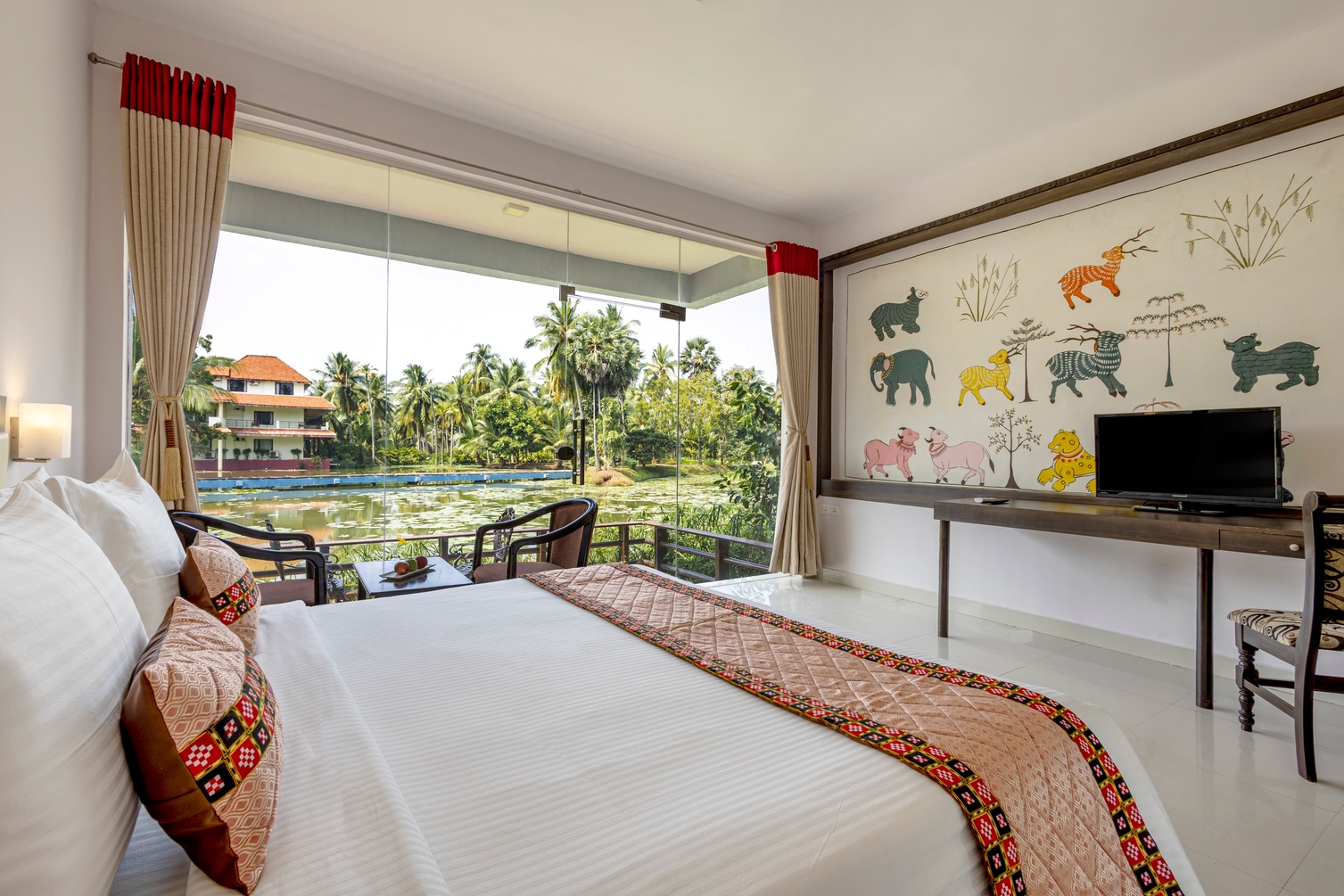 Pond View Premier Room With Private Deck at Sterling Palavelli by the Godavari - Photo 1