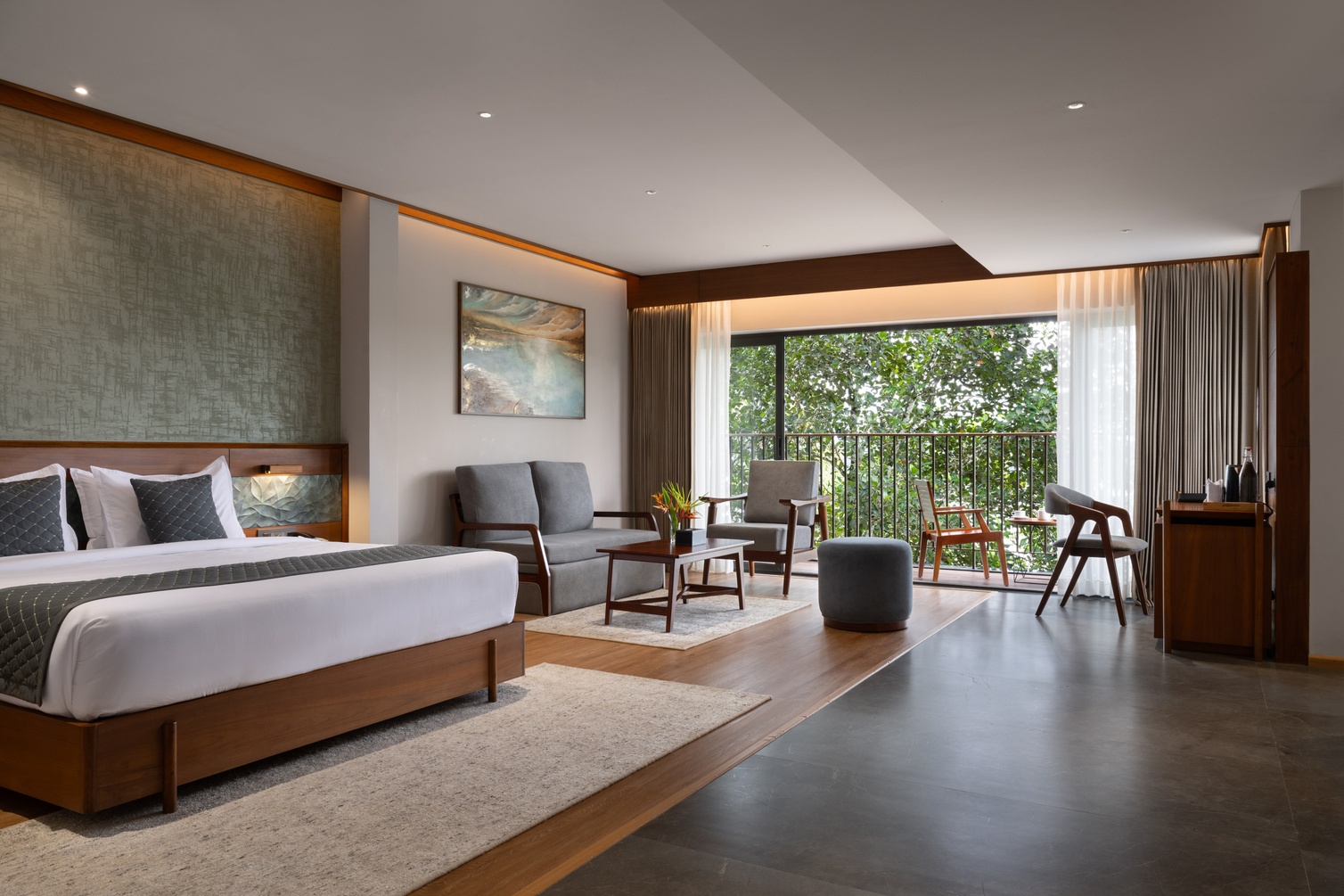 Waterfront Suite with Balcony at Sterling Lontano Waterfront - Wayanad - Photo 1