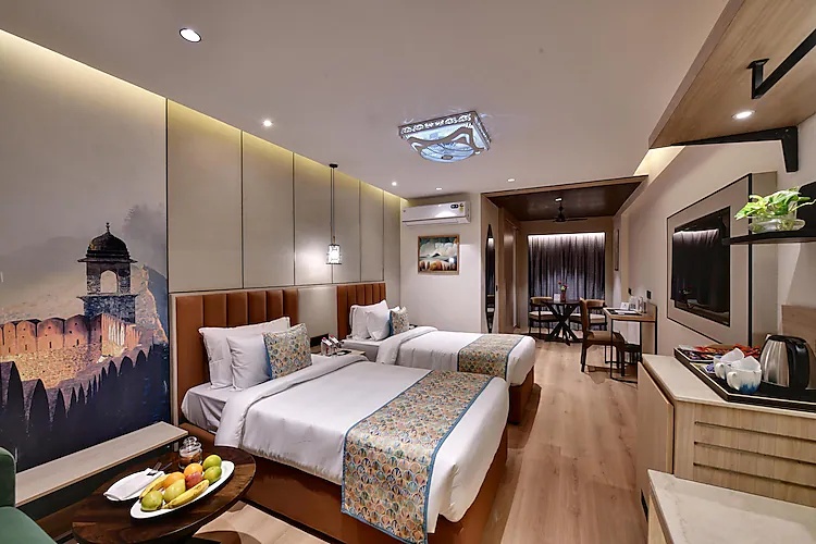 Winter Green Premium Room Twin Bed at The Fern Habitat, Jaipur - Photo 1