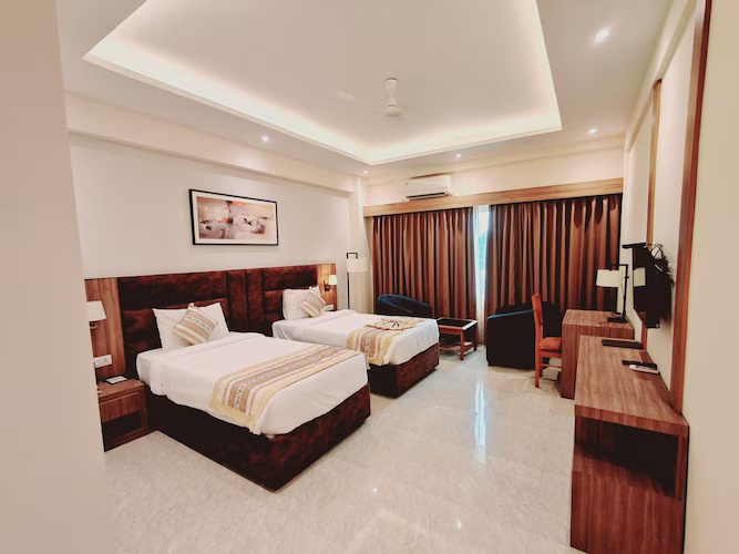 Winter Green Premium Room, 1 King Bed at The Fern Residency, Bodhgaya - Photo 1