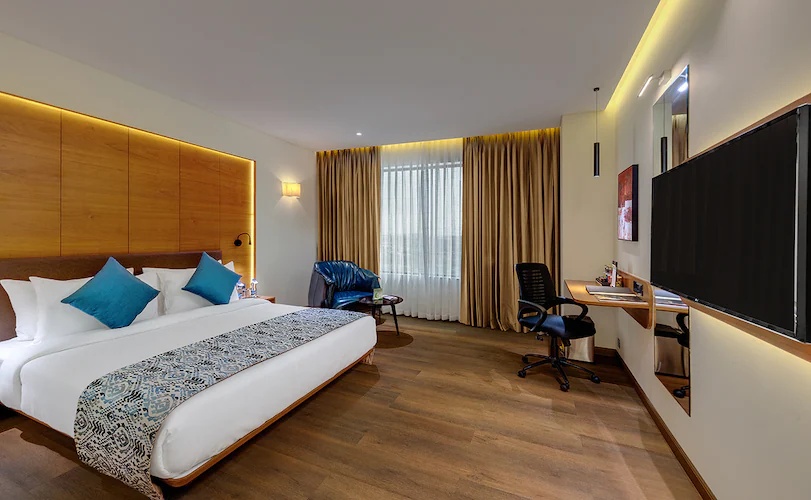 Winter Green Room, 1 King Bed at The Fern Residency, Jamnagar - Photo 1