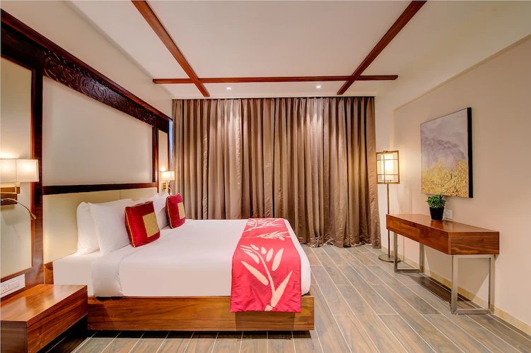 Winter Green Room with Balcony and City View at The Fern, Lonavala - Photo 1