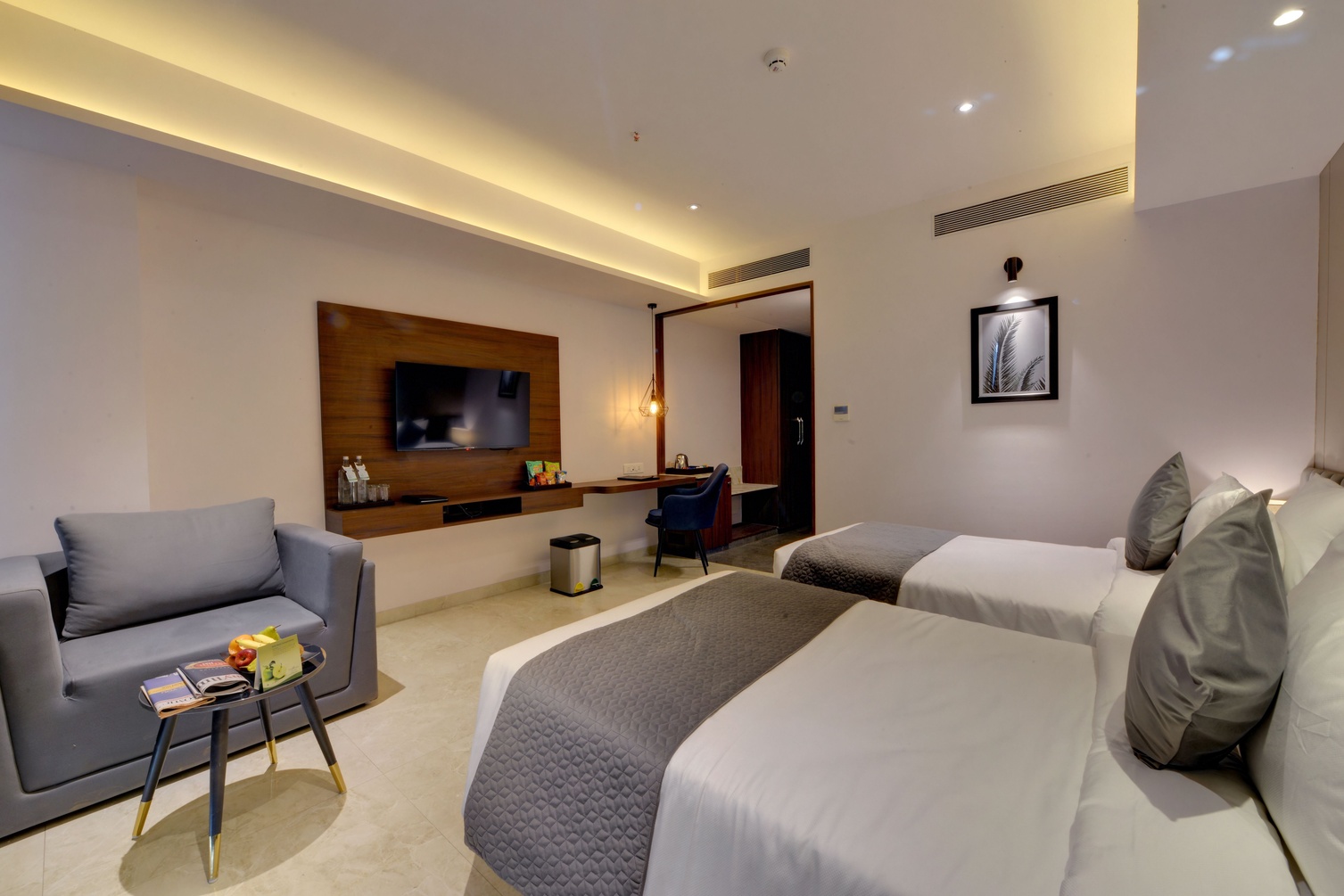 Winter Green Room, 2 Twin Beds at The Fern Residency, Bhiwandi-Pimplas - Photo 3