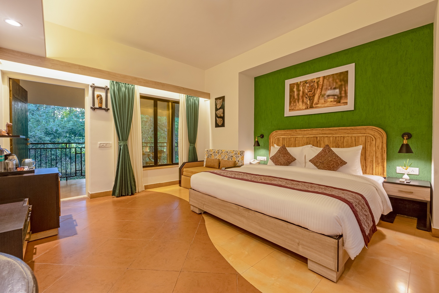 Courtyard Room With Balcony at Sterling Bandhavgarh - Photo 1