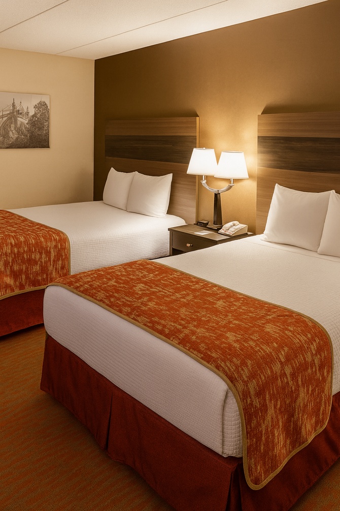 Double Room with Two Queen Beds at MHO Inn & Suites - Photo 2