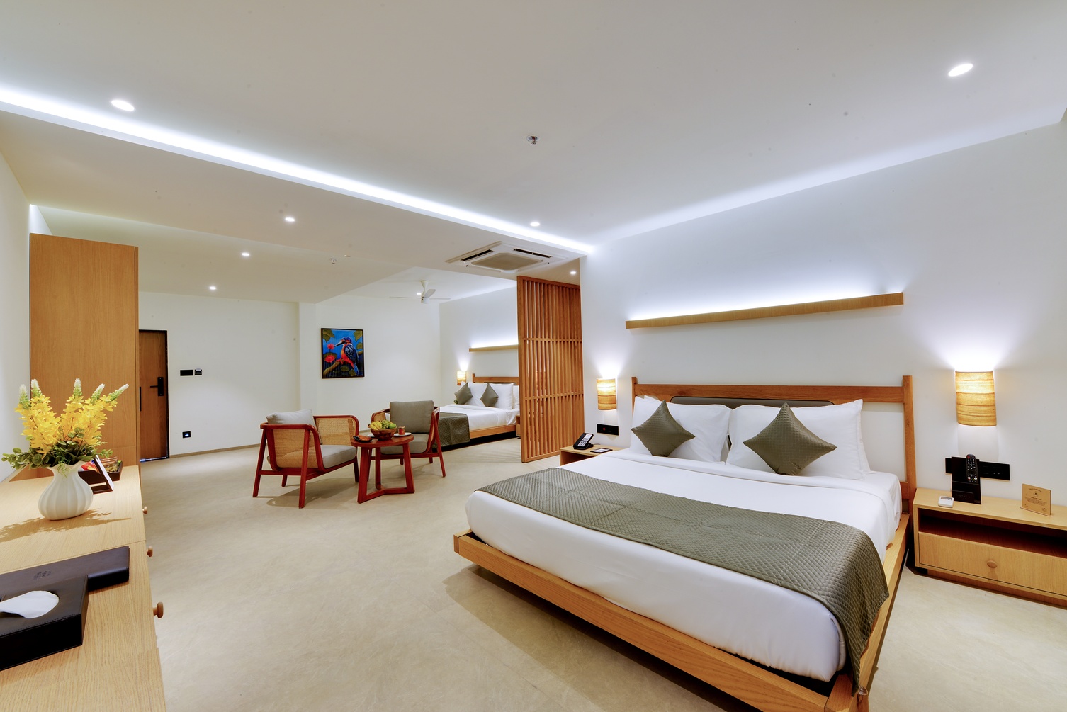 Hazel Suite, 1 King Bed & 1 Queen Bed at The Fern Vishranta Resort, Kamrej-Surat - Photo 1