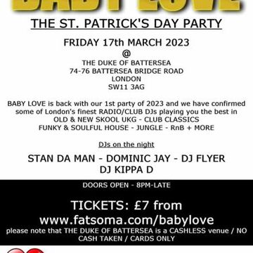 FLYERS TASTE OF BABY LOVE ST PATRICK'S DAY MAR 23