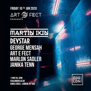 Marlon Sadler @ Art E Fect - Egg London. Friday 10th Jan 2020