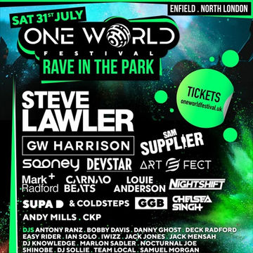 Marlon Sadler - One World Festival, 7th August