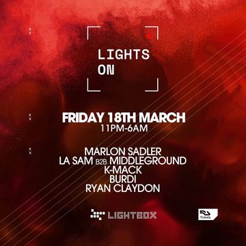  Marlon Sadler @ Lights On - Lightbox 18th March