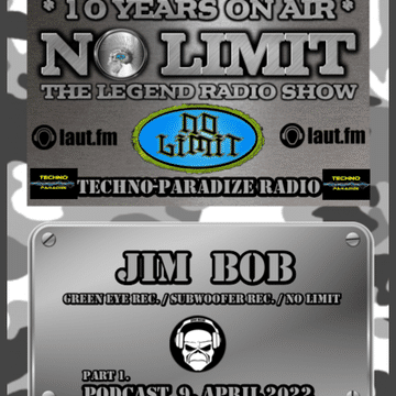 JIM BOB   NO LIMIT [10 YEARS ON AIR] AT TECHNO PARADIZE part 2.