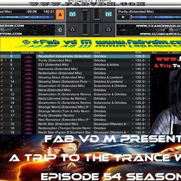 Fab vd M Presents A Trip To The Trance World Episode 54 Season 11