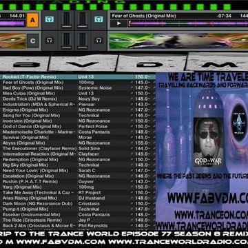 Fab vd M Presents A Trip To The Trance World Episode 77 Season 8 Remixed