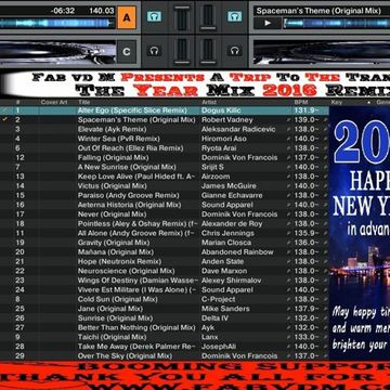 Fab vd M Presents A Trip To The Trance World The Year Mix 2016 Remixed