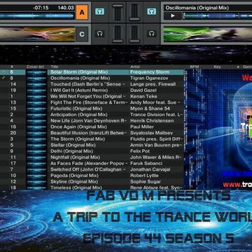 Fab vd M Presents A Trip To The Trance World Episode 44 Season 5