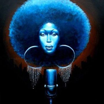 Afro Blu In My Spaceship Coupe