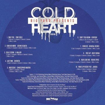 Cold Heart Riddim Mix Big Yard Music