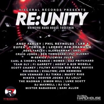 Visceral Records presents Re:Unity - 05 Septemeber 2020