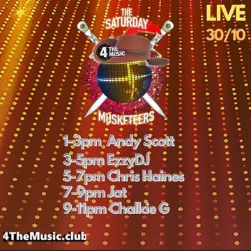 Andy Scott - 4 The Music Exclusive - Saturday Musketeers Cover Set 30.10.21