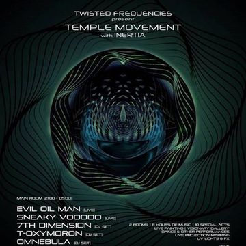 Temple Movement @ Rialto Theatre, Brighton - Inertia Room. 06.04.2018