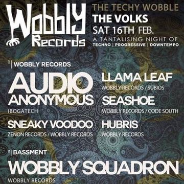 Wobbly Records 'The Techy Wobble' @ The Volks. 16.02.2019