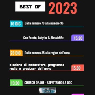 SPECIAL ODC   THE BEST OF 2023   From 35 to 1   WITH FOXATO, LADYFOX & ALESSIO98X