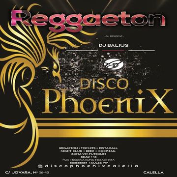 Deejay Balius Sesion Discoteca Phoenix Calella Reggaeton, Hits, 16 de marzo 2023 