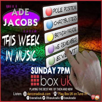 Ade Jacobs - This Week In Music - Box UK - 07-05-2023