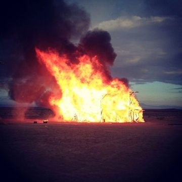 A Sunset at AfrikaBurn - Hauptbahnhof 2017