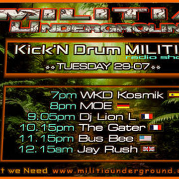 1.8.25 Militia Underground Jungle DnB- JAY RUSH