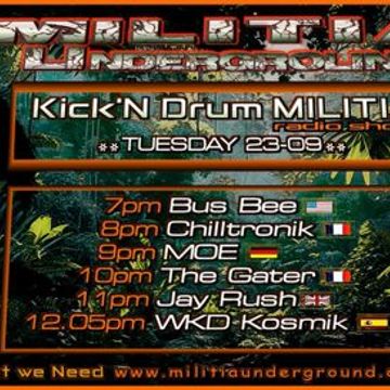 26.9.25 Militia Underground-LIQUID JUNGLE DNB & OLD SKOOL JAY RUSH