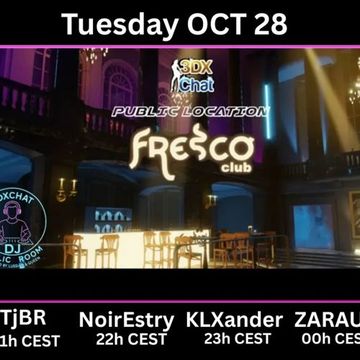 FRESCO OFFICIAL DJ'S PARTY Live NOIRESTRY 28/10/2025