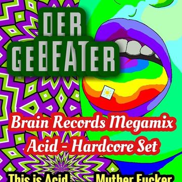 Der Gebeater  Brain Records Megamix - acid hardcore set