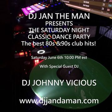 DJ Jan The Mans Saturday Night Classic Dance Party 6 6 20 @256