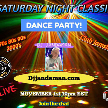 Saturday Night Classic Dance Party 11 1 2025