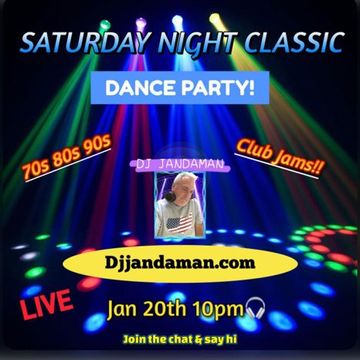 Saturday Night Classic Dance Party 1/20/24