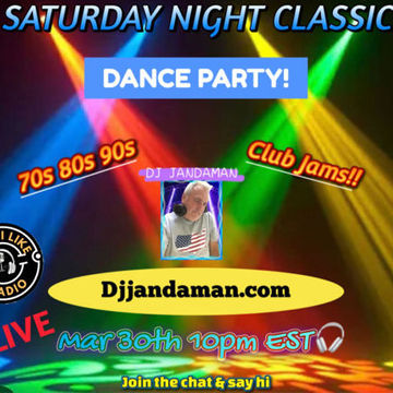 Saturday Night Classic Dance Party 3/30/24