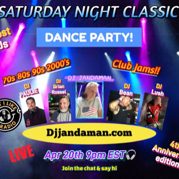 Saturday Night Classic Dance Party Anniversary Edition 4/20/24