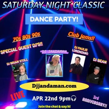 Saturday Night Classic Dance Party Special Anniversary Edition 4/22/23