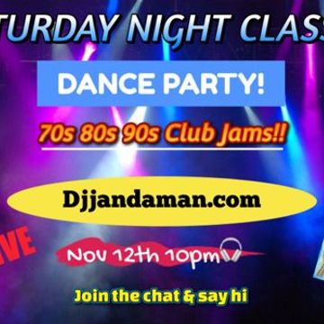 Saturday Night Classic Dance Party 11 12 22