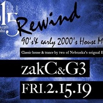 DJ G3 & zakC - Rewind Mix  Live at 415 20190215