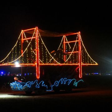 Jayrock LIVE@Burning Man 2014 on the Golden Gate Dream Mutant Vehicle!