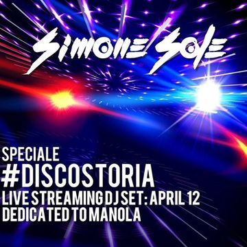 Simone Sole - diretta facebook del 12 aprile dedicata al "Disco Storia"