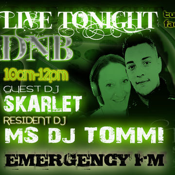 Dj Skarlet B2B MsDjTommi and Mc Stamina Emergency FM 140515 part 1