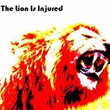 The lion is injured