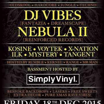 DJ MYSTERY - LIVE- JUNGLE TEKNO N FX @ ORIGINATE XMAS @VOLKS IN BRIGHTON-