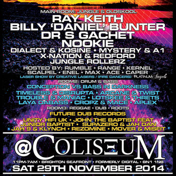 DJ MYSTERY & RANGE MC- JUNGLE  PROMO MIX 12  FOR ✪ VIZION ✪ @ COLISEUM CLUB BRIGHTON NOVEMBER 29TH 2014