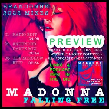 Madonna   Falling Free (BrandonUK Vs Russ Chimes 2022 Preview) See Bio For More Details