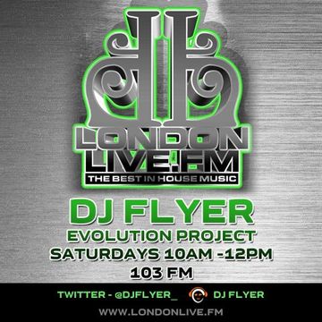 DJ FLYER EVOLUTION PROJECT ON LONDON LIVE 25.04.2015